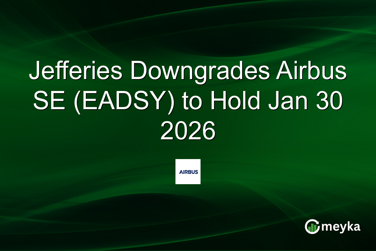 Jefferies Downgrades Airbus SE (EADSY) to Hold Jan 30 2026