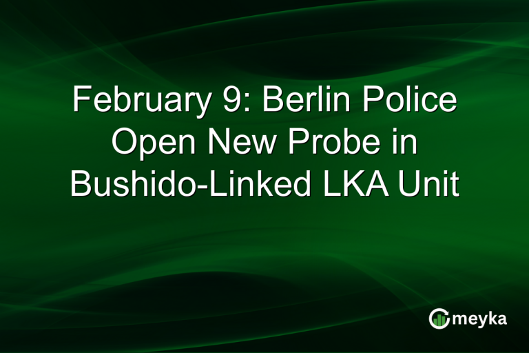 February 9: Berlin Police Open New Probe in Bushido-Linked LKA Unit