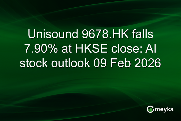 Unisound 9678.HK falls 7.90% at HKSE close: AI stock outlook 09 Feb 2026