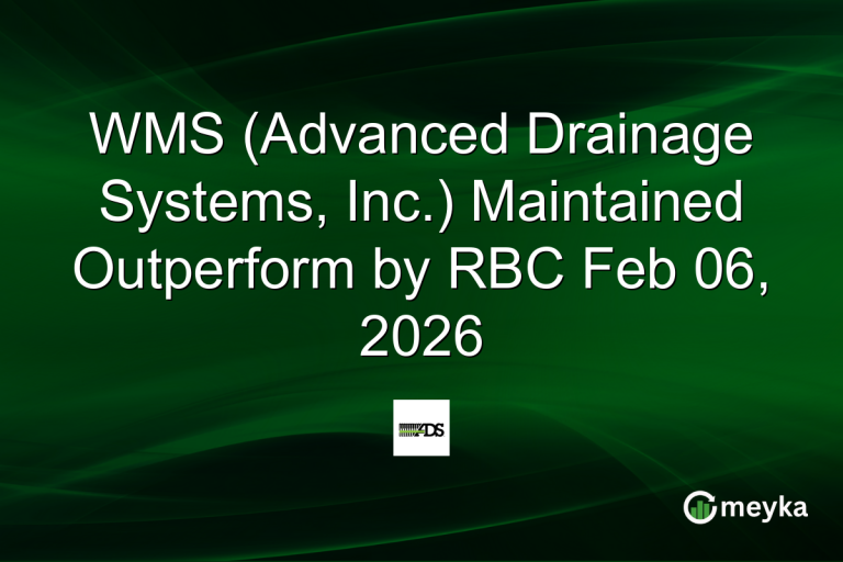 WMS (Advanced Drainage Systems, Inc.) Maintained Outperform by RBC Feb 06, 2026