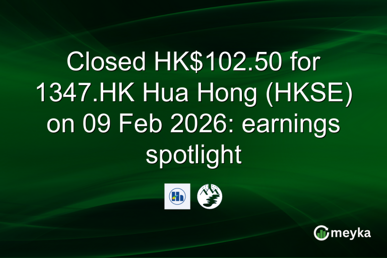 Closed HK$102.50 for 1347.HK Hua Hong (HKSE) on 09 Feb 2026: earnings spotlight