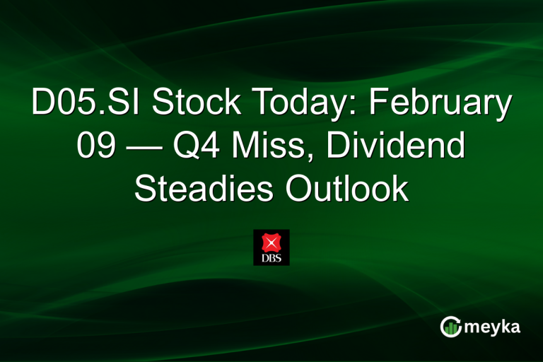 D05.SI Stock Today: February 09 — Q4 Miss, Dividend Steadies Outlook