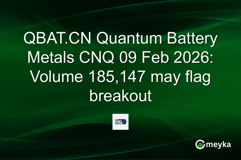 QBAT.CN Quantum Battery Metals CNQ 09 Feb 2026: Volume 185,147 may flag breakout