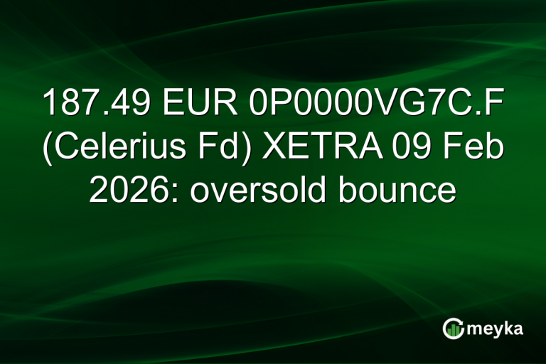 187.49 EUR 0P0000VG7C.F (Celerius Fd) XETRA 09 Feb 2026: oversold bounce