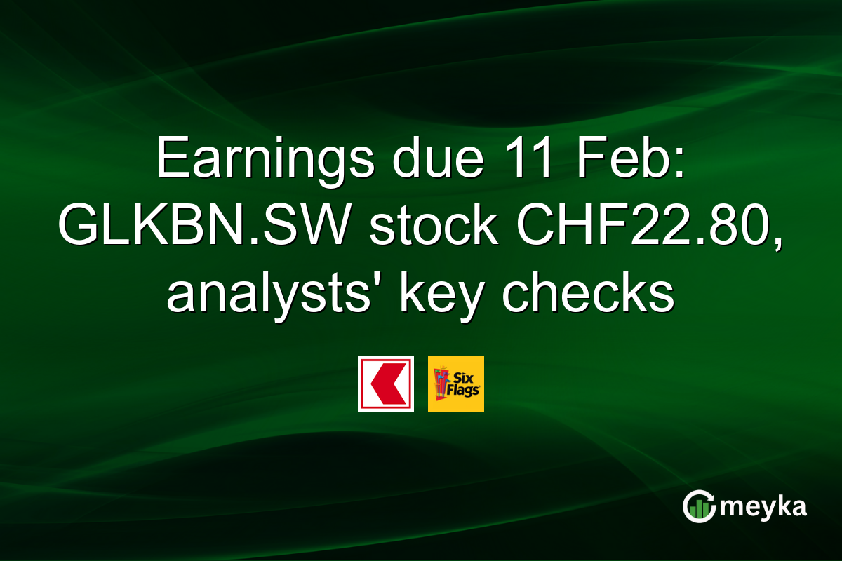 Earnings due 11 Feb: GLKBN.SW stock CHF22.80, analysts' key checks