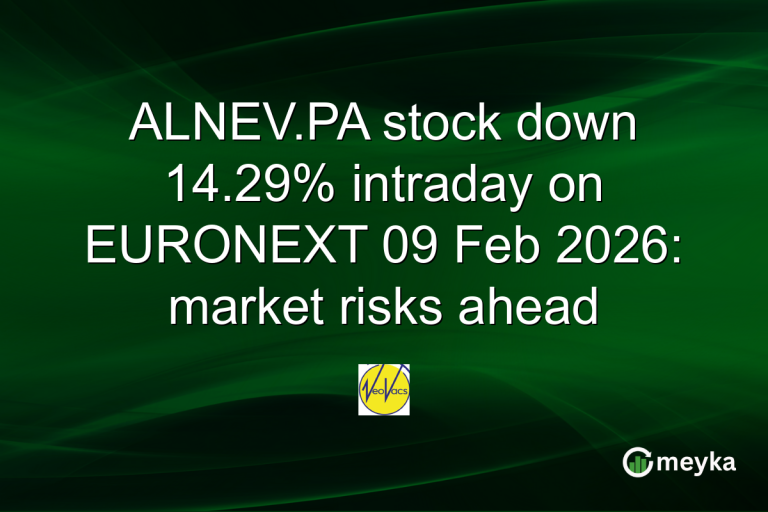 ALNEV.PA stock down 14.29% intraday on EURONEXT 09 Feb 2026: market risks ahead