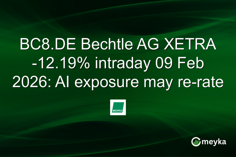 BC8.DE Bechtle AG XETRA -12.19% intraday 09 Feb 2026: AI exposure may re-rate