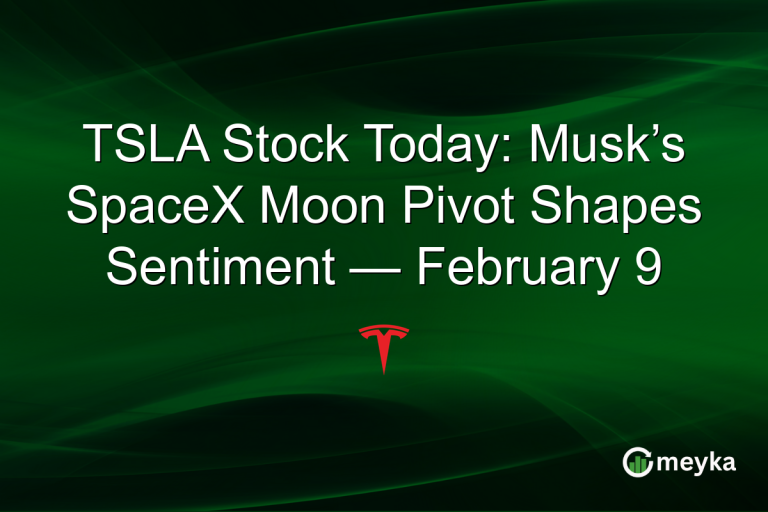 TSLA Stock Today: Musk’s SpaceX Moon Pivot Shapes Sentiment — February 9