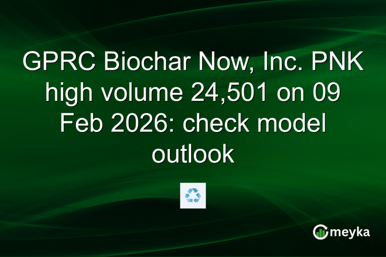 GPRC Biochar Now, Inc. PNK high volume 24,501 on 09 Feb 2026: check model outlook