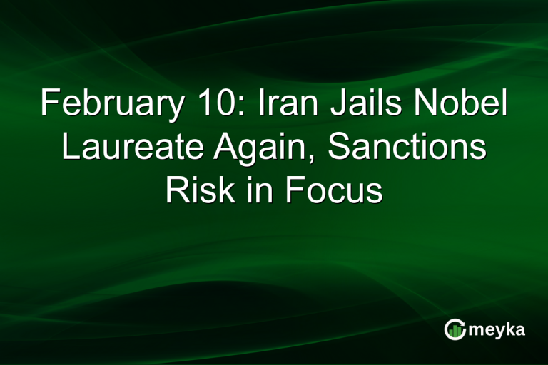 February 10: Iran Jails Nobel Laureate Again, Sanctions Risk in Focus
