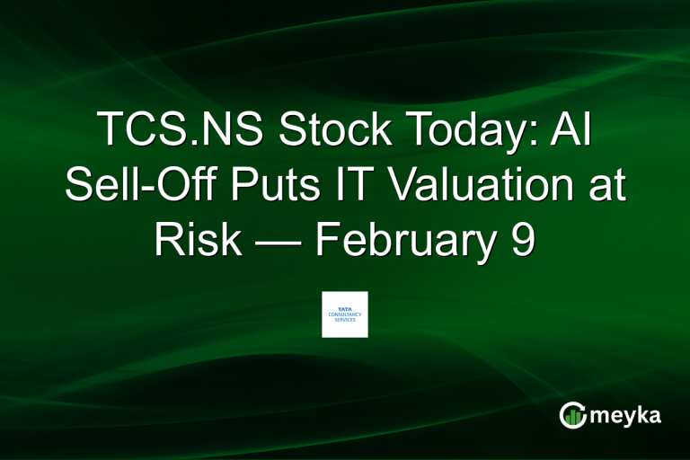 TCS.NS Stock Today: AI Sell-Off Puts IT Valuation at Risk — February 9