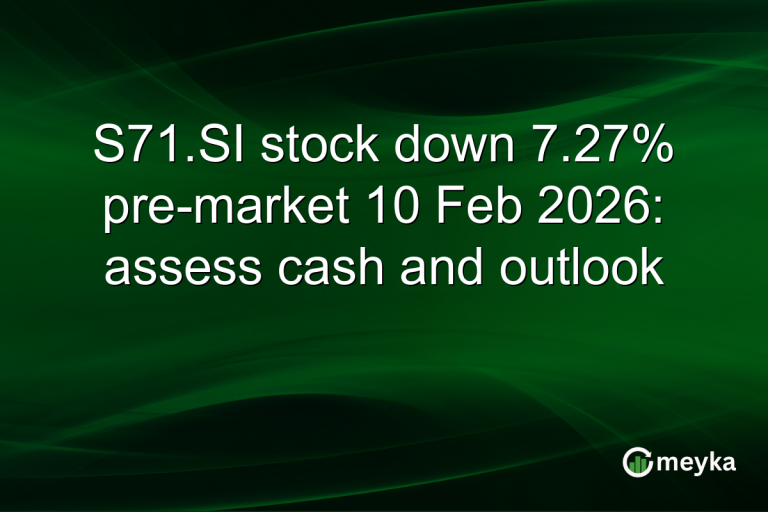 S71.SI stock down 7.27% pre-market 10 Feb 2026: assess cash and outlook