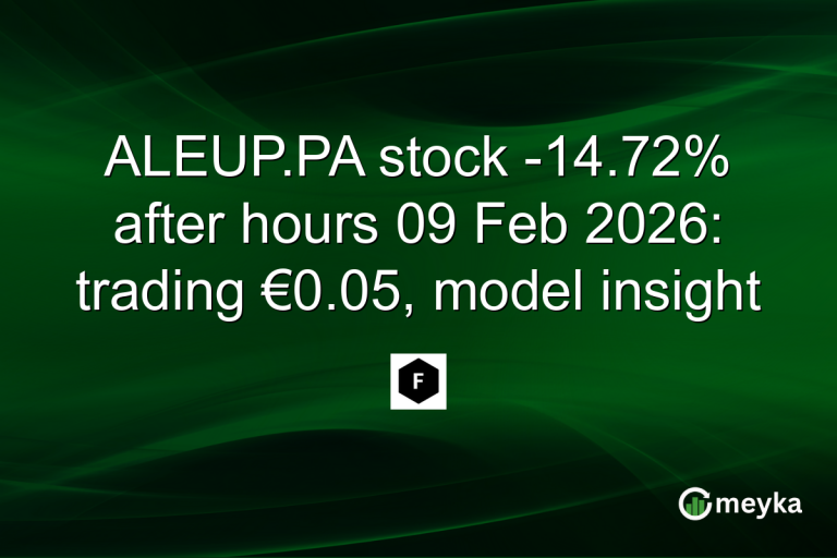 ALEUP.PA stock -14.72% after hours 09 Feb 2026: trading €0.05, model insight