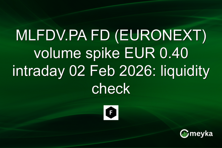 MLFDV.PA FD (EURONEXT) volume spike EUR 0.40 intraday 02 Feb 2026: liquidity check
