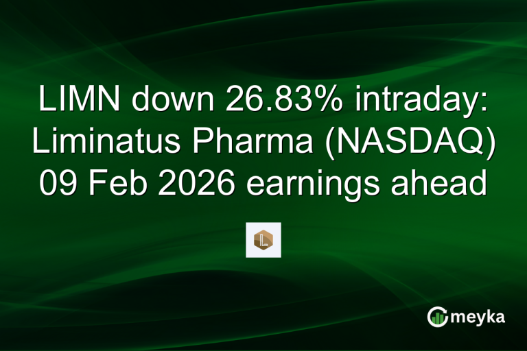 LIMN down 26.83% intraday: Liminatus Pharma (NASDAQ) 09 Feb 2026 earnings ahead