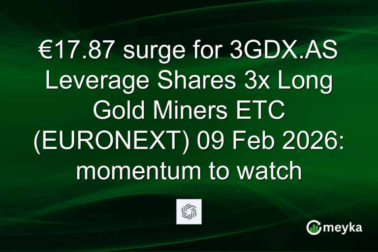 €17.87 surge for 3GDX.AS Leverage Shares 3x Long Gold Miners ETC (EURONEXT) 09 Feb 2026: momentum to watch