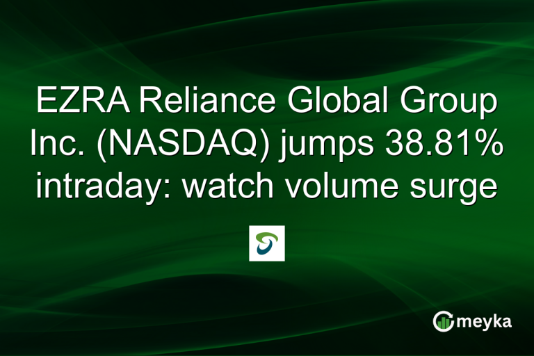 EZRA Reliance Global Group Inc. (NASDAQ) jumps 38.81% intraday: watch volume surge