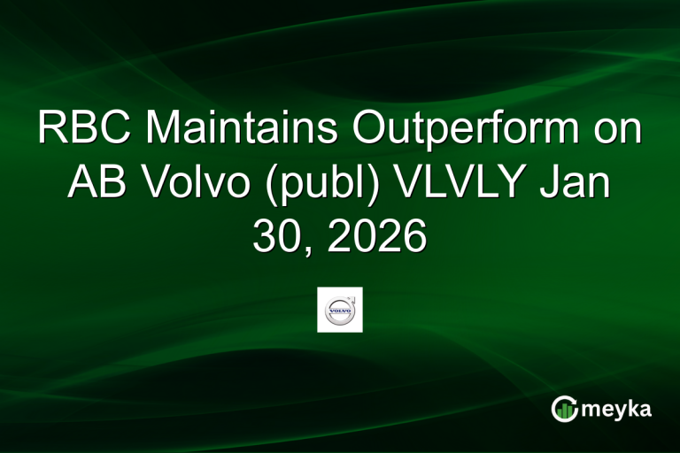 RBC Maintains Outperform on AB Volvo (publ) VLVLY Jan 30, 2026