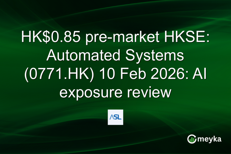 HK$0.85 pre-market HKSE: Automated Systems (0771.HK) 10 Feb 2026: AI exposure review
