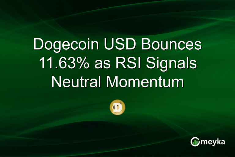 Dogecoin USD Bounces 11.63% as RSI Signals Neutral Momentum
