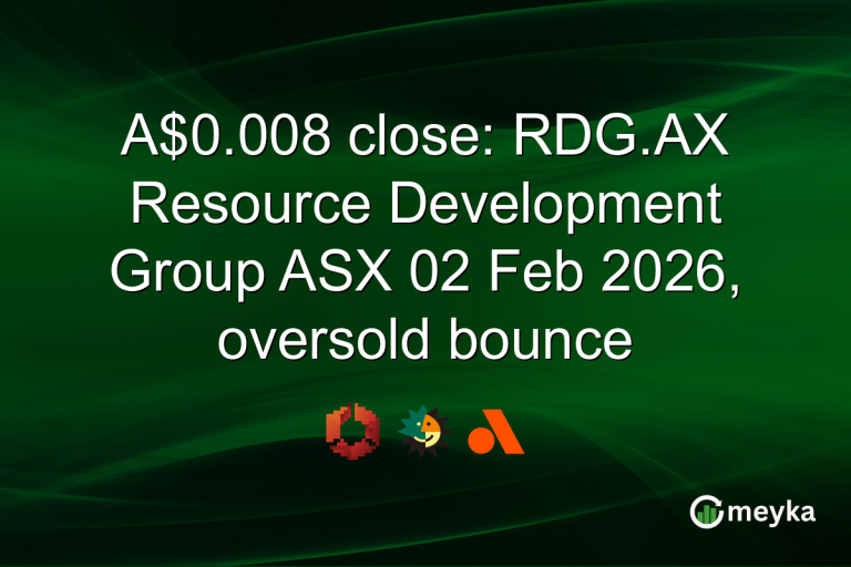 A$0.008 close: RDG.AX Resource Development Group ASX 02 Feb 2026, oversold bounce