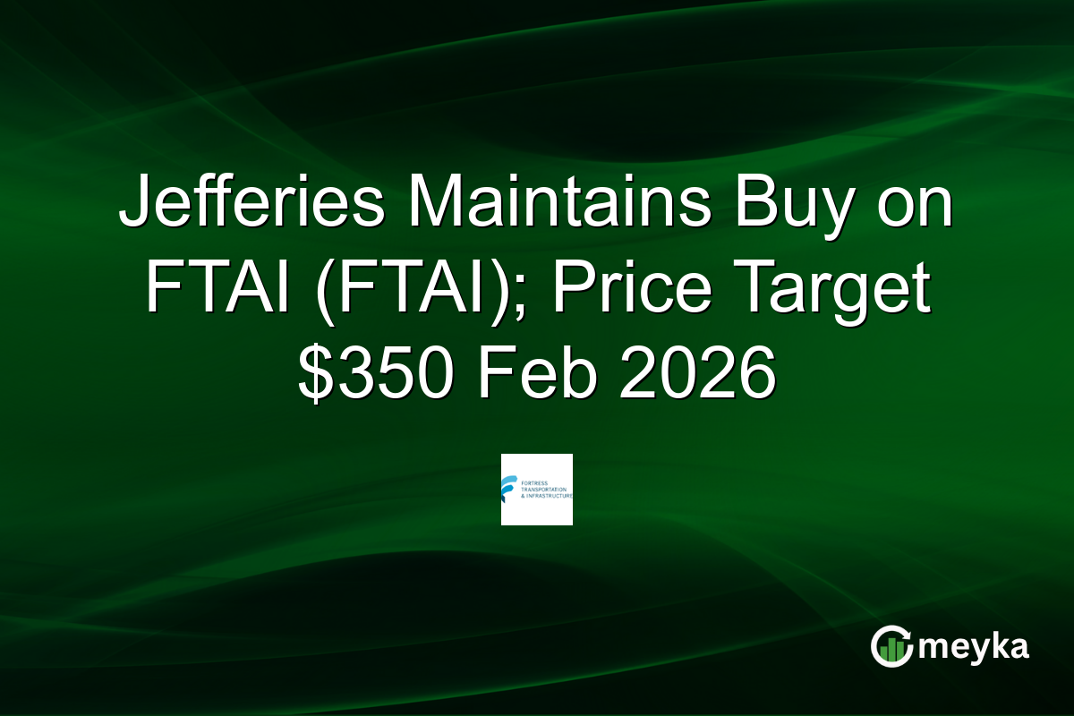 Jefferies Maintains Buy on FTAI (FTAI); Price Target $350 Feb 2026