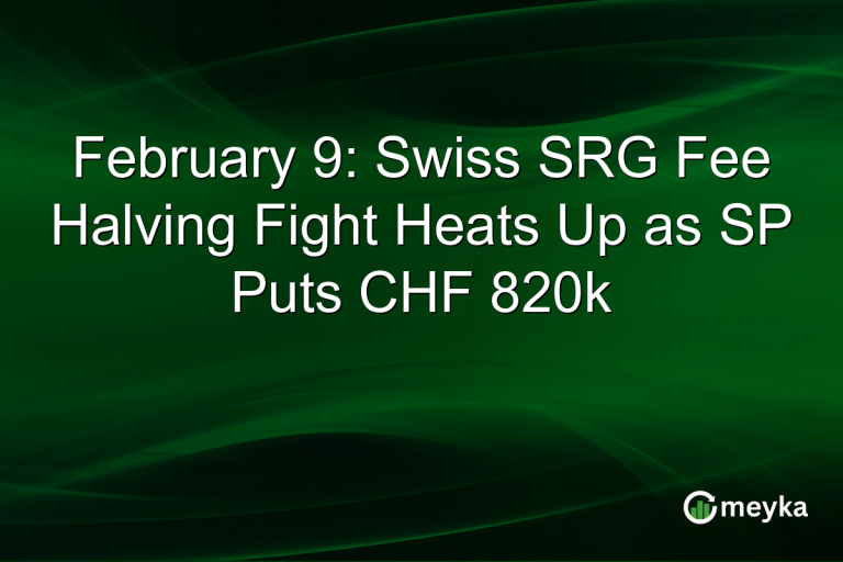 February 9: Swiss SRG Fee Halving Fight Heats Up as SP Puts CHF 820k