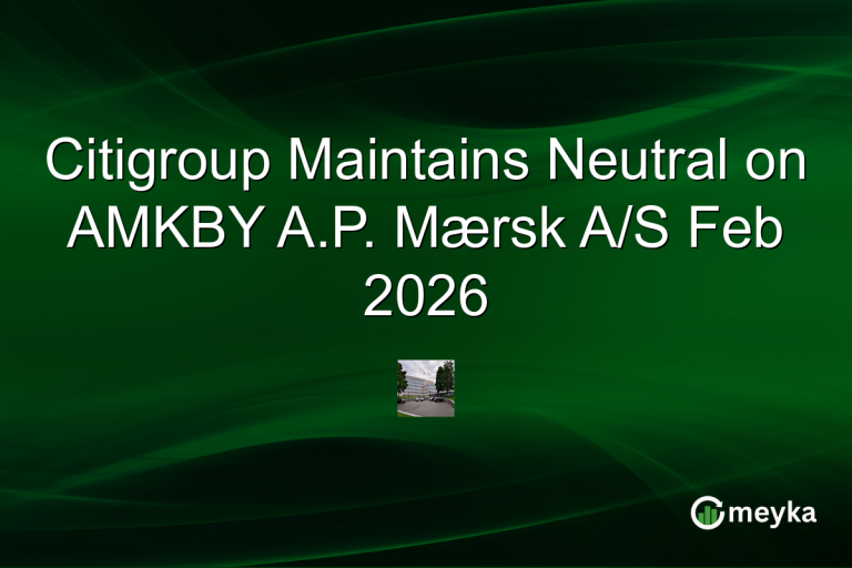 Citigroup Maintains Neutral on AMKBY A.P. Mærsk A/S Feb 2026