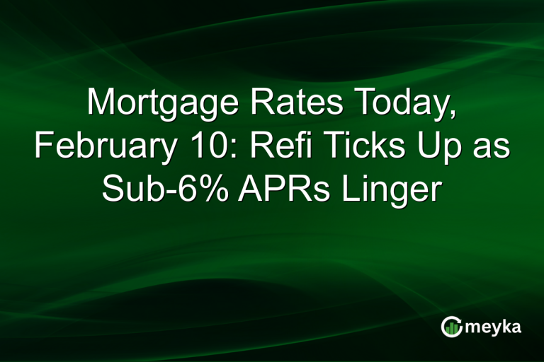 Mortgage Rates Today, February 10: Refi Ticks Up as Sub-6% APRs Linger