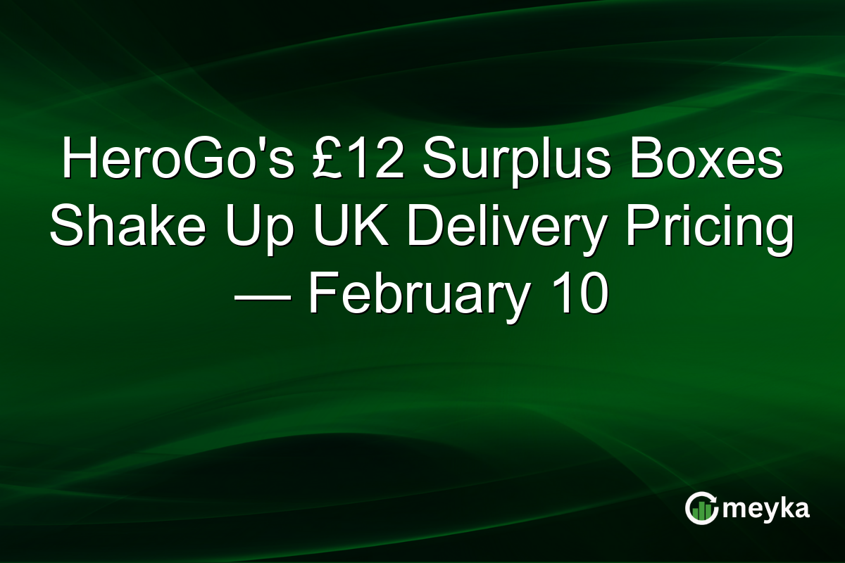 HeroGo's £12 Surplus Boxes Shake Up UK Delivery Pricing — February 10