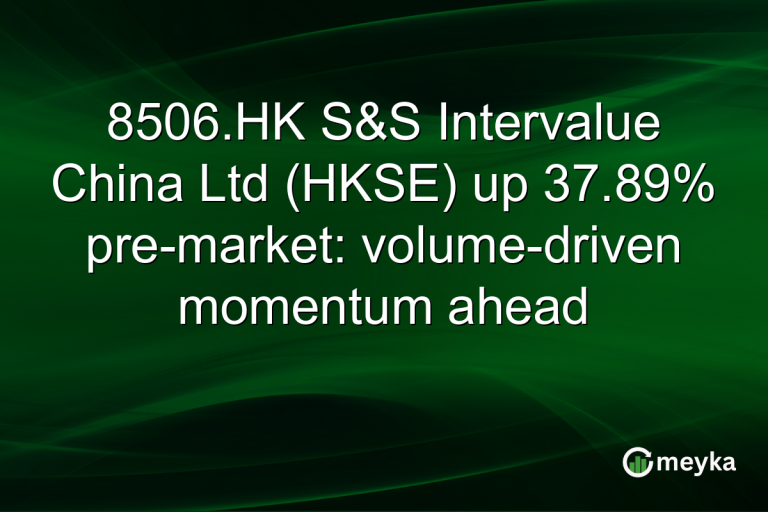 8506.HK S&S Intervalue China Ltd (HKSE) up 37.89% pre-market: volume-driven momentum ahead