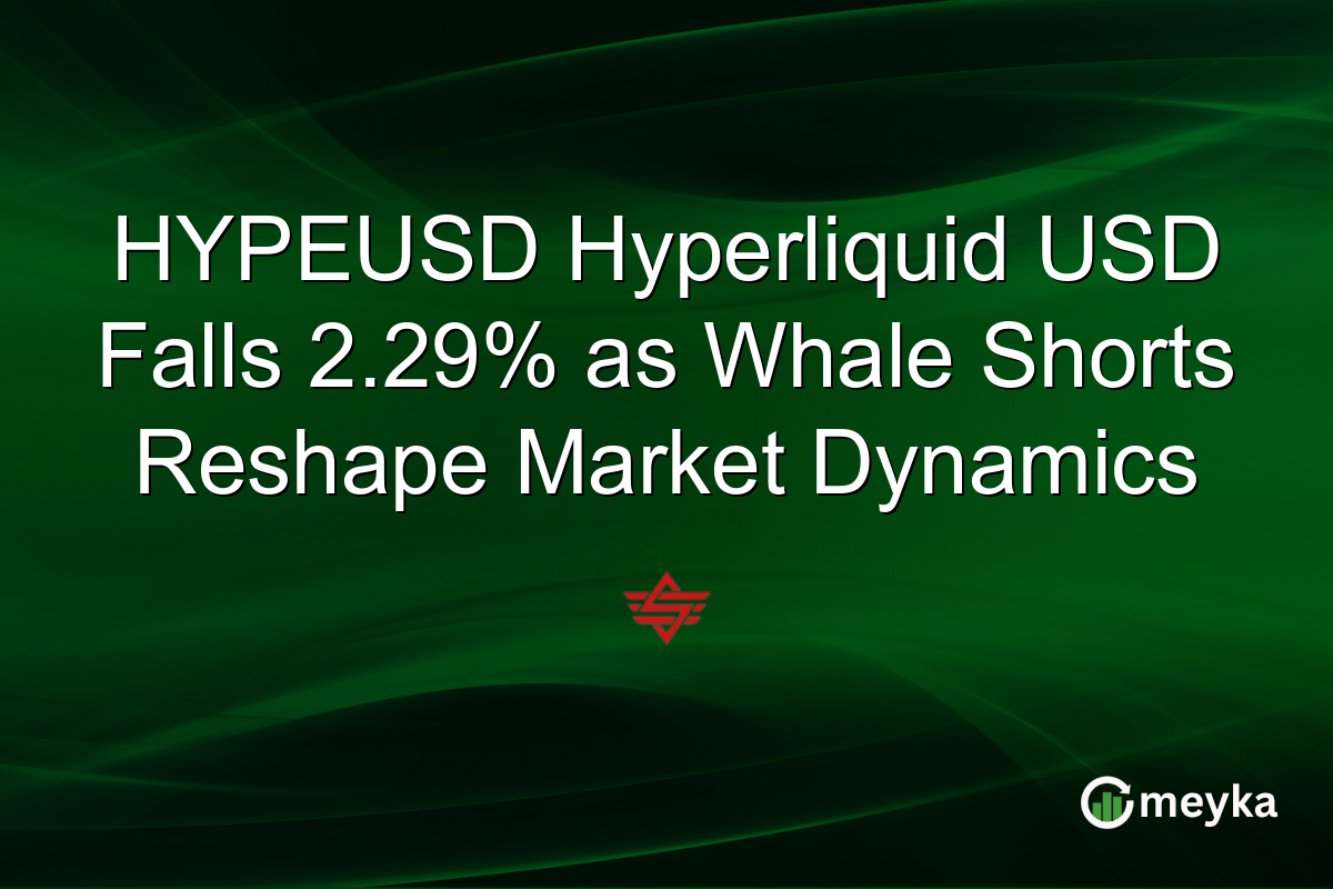 HYPEUSD Hyperliquid USD Falls 2.29% as Whale Shorts Reshape Market Dynamics