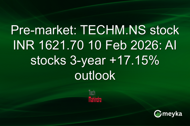Pre-market: TECHM.NS stock INR 1621.70 10 Feb 2026: AI stocks 3-year +17.15% outlook