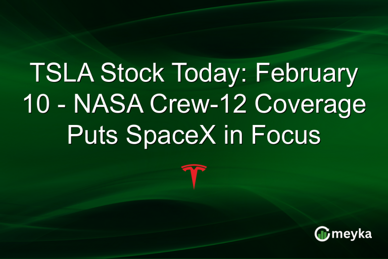 TSLA Stock Today: February 10 - NASA Crew-12 Coverage Puts SpaceX in Focus