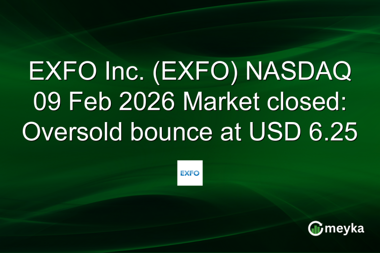 EXFO Inc. (EXFO) NASDAQ 09 Feb 2026 Market closed: Oversold bounce at USD 6.25