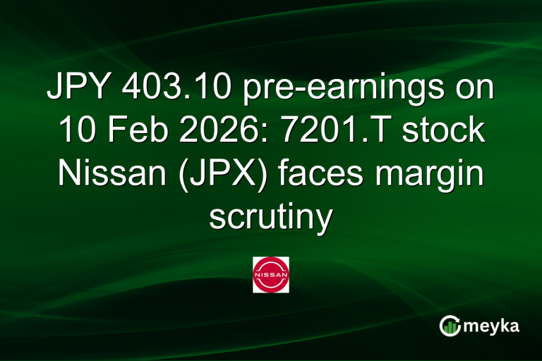 JPY 403.10 pre-earnings on 10 Feb 2026: 7201.T stock Nissan (JPX) faces margin scrutiny
