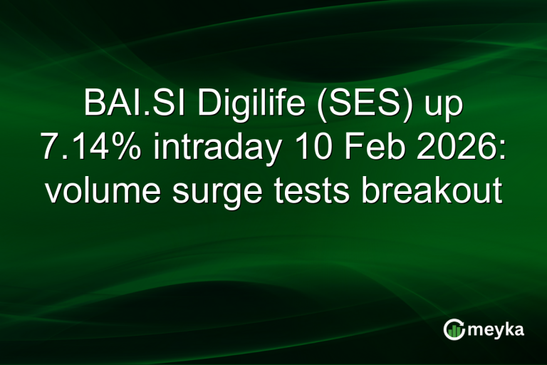 BAI.SI Digilife (SES) up 7.14% intraday 10 Feb 2026: volume surge tests breakout