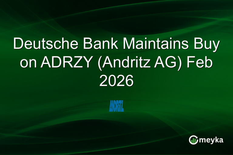 Deutsche Bank Maintains Buy on ADRZY (Andritz AG) Feb 2026