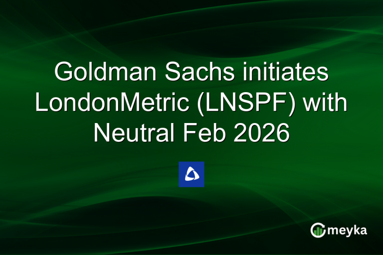 Goldman Sachs initiates LondonMetric (LNSPF) with Neutral Feb 2026