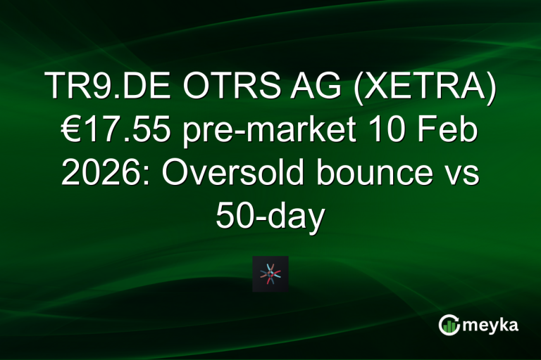 TR9.DE OTRS AG (XETRA) €17.55 pre-market 10 Feb 2026: Oversold bounce vs 50-day
