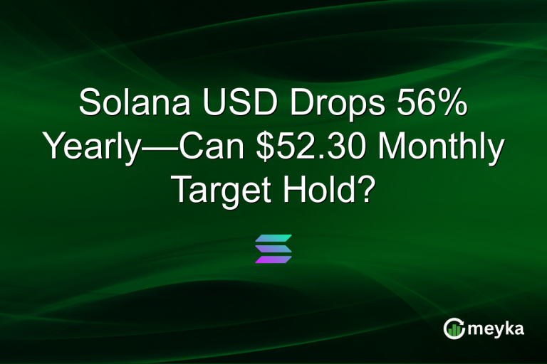 Solana USD Drops 56% Yearly—Can $52.30 Monthly Target Hold?