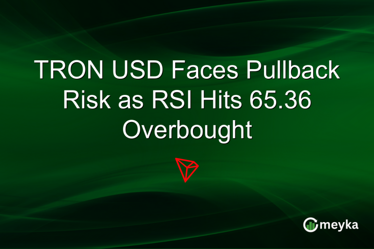 TRON USD Faces Pullback Risk as RSI Hits 65.36 Overbought