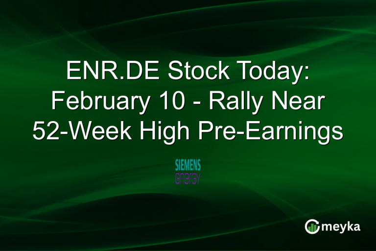 ENR.DE Stock Today: February 10 - Rally Near 52-Week High Pre-Earnings