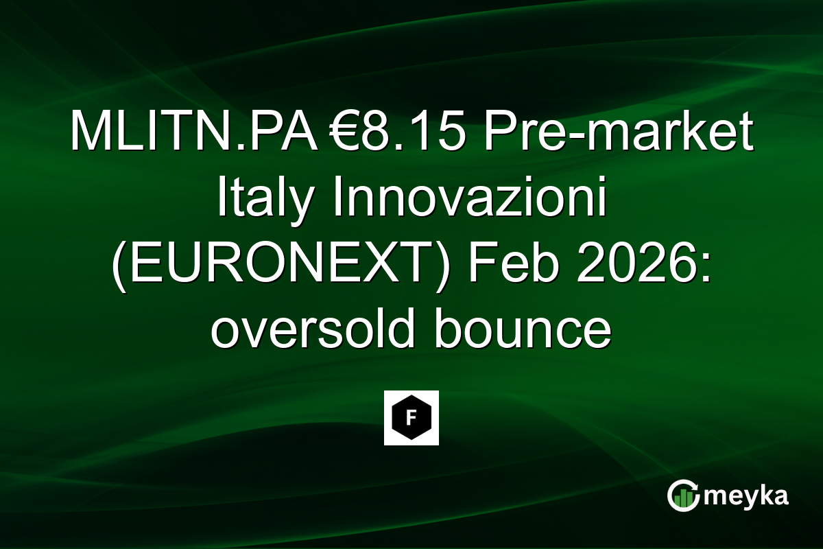MLITN.PA €8.15 Pre-market Italy Innovazioni (EURONEXT) Feb 2026: oversold bounce
