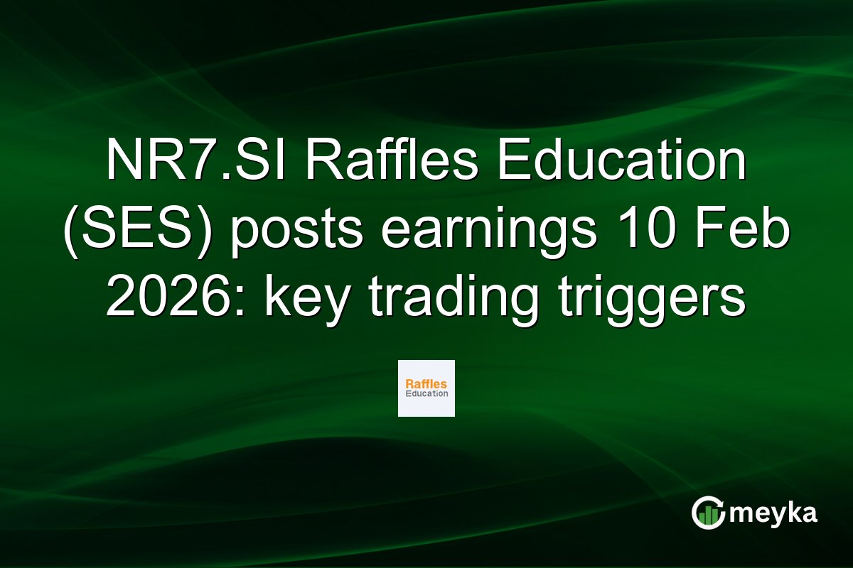 NR7.SI Raffles Education (SES) posts earnings 10 Feb 2026: key trading triggers