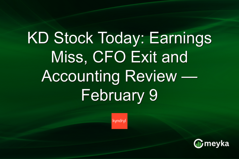 KD Stock Today: Earnings Miss, CFO Exit and Accounting Review — February 9
