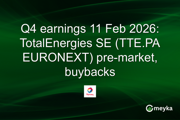 Q4 earnings 11 Feb 2026: TotalEnergies SE (TTE.PA EURONEXT) pre-market, buybacks
