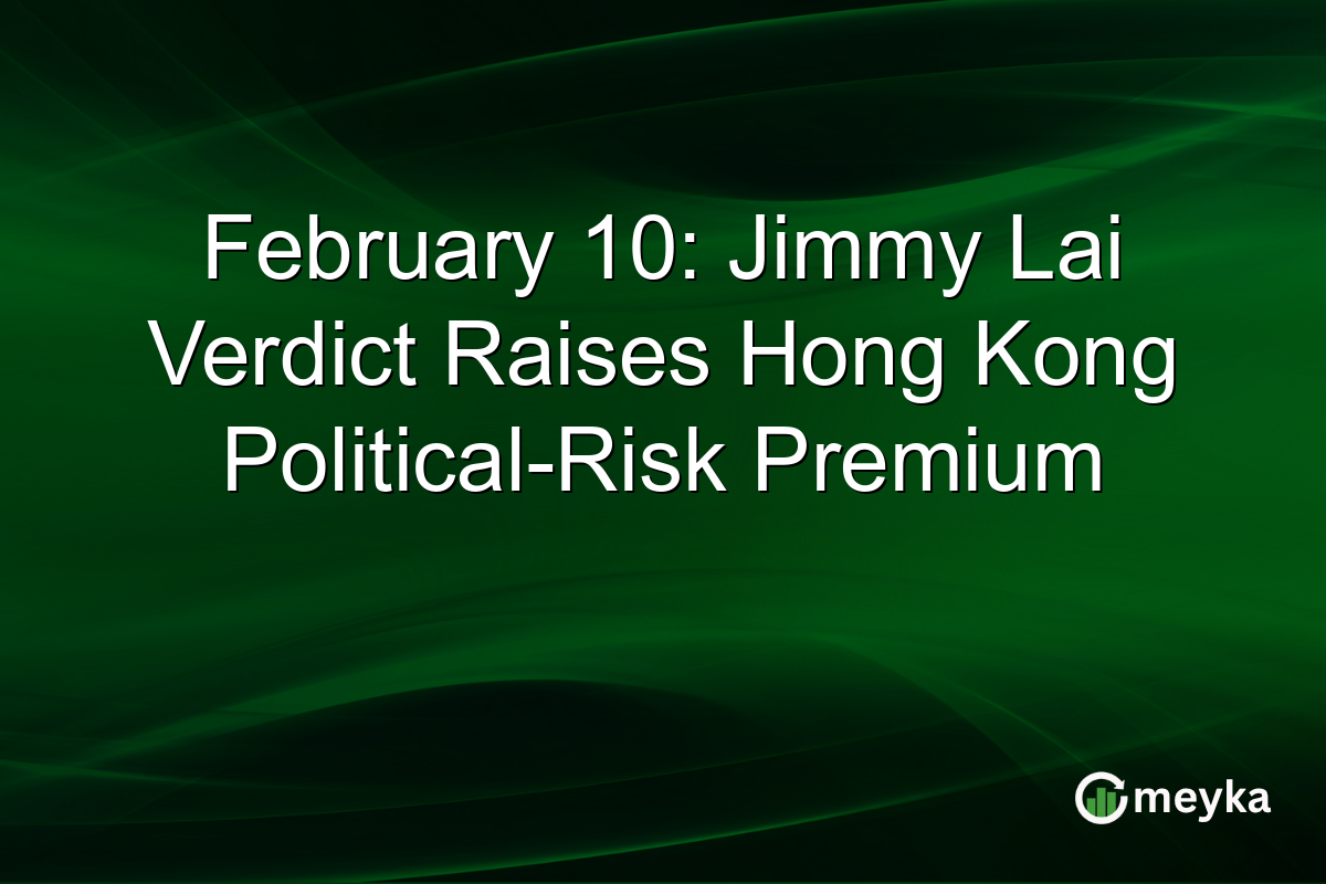 February 10: Jimmy Lai Verdict Raises Hong Kong Political-Risk Premium