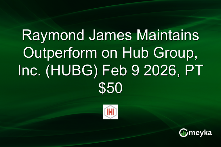 Raymond James Maintains Outperform on Hub Group, Inc. (HUBG) Feb 9 2026, PT $50