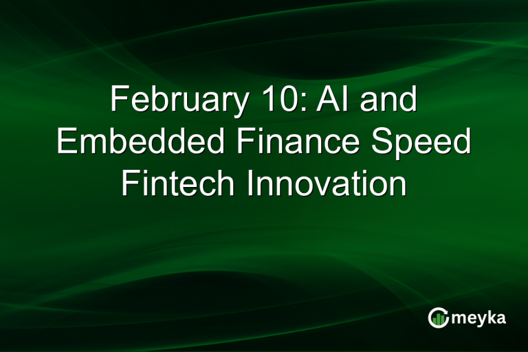 February 10: AI and Embedded Finance Speed Fintech Innovation